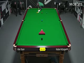 斯诺克英锦赛资格赛第二轮112进80阿兰·泰勒6-4罗比·麦圭根20251124