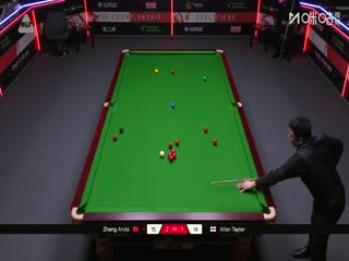 斯诺克英锦赛资格赛第三轮80进48张安达6-1阿兰·泰勒20251126