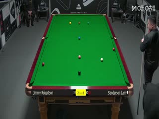 斯诺克英锦赛资格赛第三轮80进48吉米·罗伯逊6-3林杉峰20251126