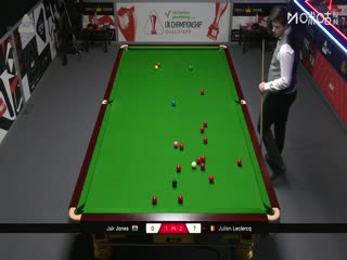 斯诺克英锦赛资格赛第三轮80进48杰克·琼斯2-6朱利安·勒克莱20251126