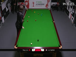 斯诺克英锦赛资格赛第三轮80进48庞俊旭6-4利亚姆·海菲尔德20251125