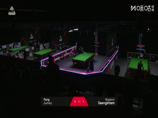 斯诺克英锦赛资格赛晋级轮庞俊旭6-2诺鹏·桑卡姆（朱蒙）20251127