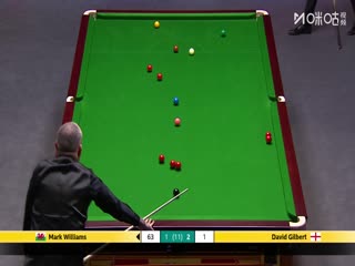 斯诺克英锦赛正赛32进16轮次马克·威廉姆斯6-4大卫·吉尔伯特（朱峰立）20251201