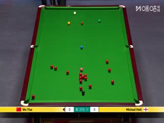 斯诺克英锦赛正赛32进16轮次吴宜泽6-4迈克尔·霍尔特（朱蒙）20251130