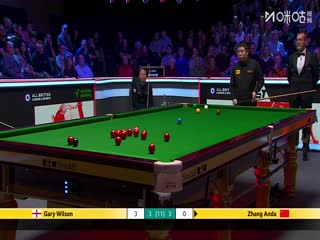斯诺克英锦赛正赛32进16轮次加里·威尔逊5-6张安达20251202