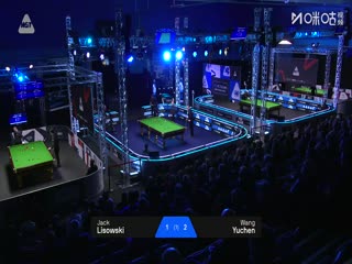 斯诺克苏格兰公开赛第一轮杰克·利索夫斯基1-4王雨晨20251217