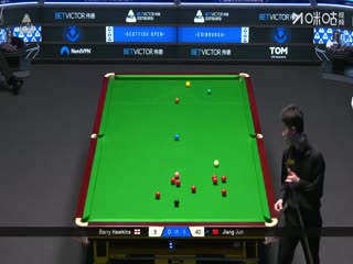 斯诺克苏格兰公开赛第一轮64进32巴里·霍金斯0-4江俊20251216