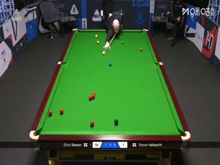 斯诺克苏格兰公开赛第一轮64进32埃利奥特·斯莱塞4-0斯蒂芬·霍尔沃斯20251216