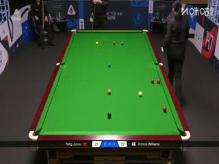 斯诺克苏格兰公开赛第一轮64进32庞俊旭4-3罗比·威廉姆斯20251216