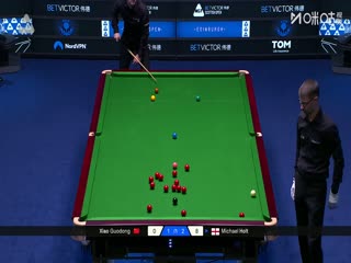 斯诺克苏格兰公开赛第一轮64进32肖国栋4-3迈克尔·霍尔特20251216