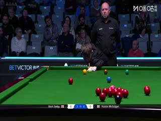 斯诺克苏格兰公开赛第一轮64进32马克·塞尔比4-1罗比·麦圭根20251216