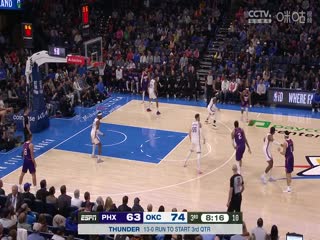 NBA常规赛太阳VS雷霆20250206