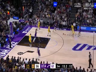 NBA常规赛湖人VS爵士20250213