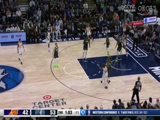 NBA常规赛森林狼VS太阳20250329