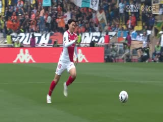 法甲联赛摩纳哥VS马赛20250412